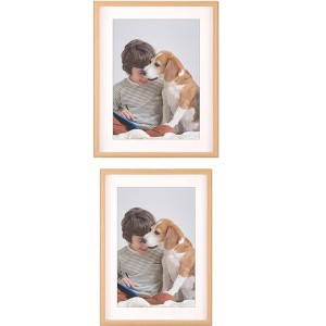 REGALWOVEN Wedding Home Decor Art Modern Picture Frames for Wall Hanging or Tabletop Display 2 Pcs - 1 of 4