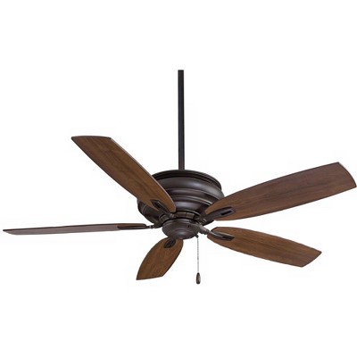 54" Minka Aire Industrial Indoor Ceiling Fan Oil Rubbed Bronze Maple Blades for Living Room Kitchen Bedroom Family Dining House