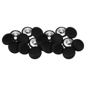 Unique Bargains Cloth Covered Aluminum Sewing Buttons 20 Pcs - 1 of 4