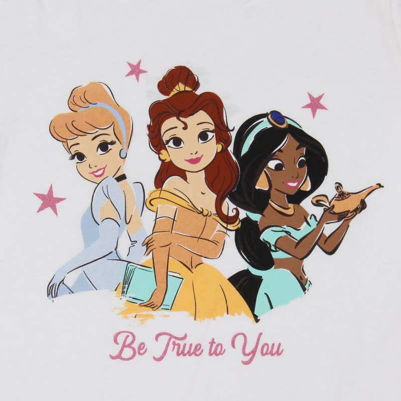 Disney Princess Cinderella Belle Jasmine Be True To You T-Shirt, 3 of 5