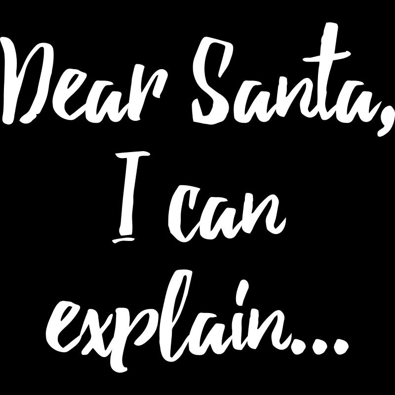 Men's Design By Humans Dear Santa, I Can Explain Christmas Funny By Jeje1982 T-Shirt, 2 of 5