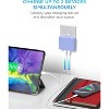 iHome Multiport 40W USB-C Charger, AC Pro 2-Port Flat Block, Dual Fast Charging Wall Adapter - 2 of 4