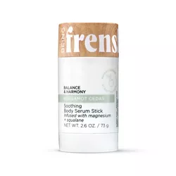 Being Frenshe Soothing and Hydrating Body Serum Stick with Magnesium - Bergamot Cedar - 2.6oz