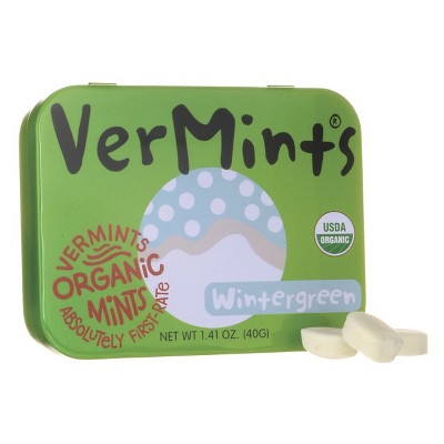 VerMints All Natural Breath Mints - Wintergreen.