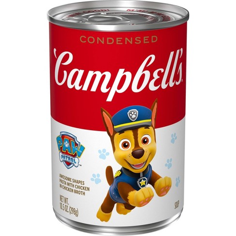 Campbell's PAW Patrol Chicken & Pasta Shapes Soup - 10.5oz - image 1 of 4