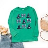 The Juniper Shop Coquette Witch Hat Collage Youth Long Sleeve Tee - 3 of 4