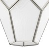 Progress Lighting Latham 1-Light Pendant Brushed Nickel White Art Glass Collection - 4 of 4