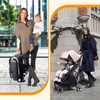 Lightweight Stroller, Compact One Hand Fold Travel Stroller for Airplane Friendly, Reclining Seat and Canopy, Smooth Suspension - 2 of 4