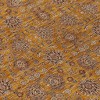 Copper Beige And Taupe Floral Washable Indoor Outdoor Area Rug - 4 of 4