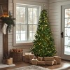 National Tree Company 7.5' First Traditions Pre-Lit Linden Spruce Artificial Christmas Tree Warm White LED Lights - 3 of 3