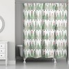 Creative Products Watercolor Evergreens Pattern 71 x 74 Shower Curtain - 2 of 2