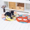 LunaLulink Cartoon Flying Critter Monster Rounded Cat and Dog Mat - 3 of 3