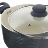 Oster Ridge Valley 8 Piece Aluminum Nonstick Cookware Set in Grey - image 4 of 4