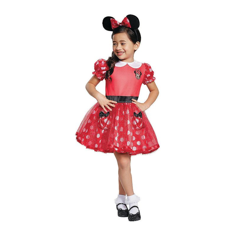 Disguise Toddler Girls' Minnie Mouse Dress Costume, 1 of 2