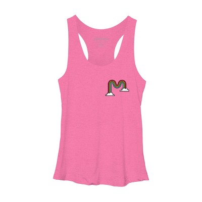 Women's Design By Humans Rainbow By DesignAzalea Racerback Tank Top