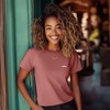 Dalix Salty Embroidery Cotton Tee Short Sleeve Casual Shirt Spring Summer Everyday Womens - 3 of 4