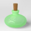 Lit Plastic Bottle Skull Figurine - Hyde and EEK! Boutique™ Neon Green - 4 of 4