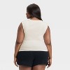 Women's Slim Fit Square Neck Ribbed T-Shirt - Universal Thread™ - 2 of 3