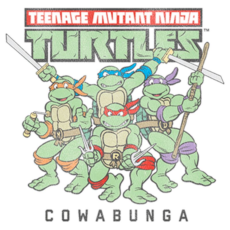 Girl's Teenage Mutant Ninja Turtles Cowabunga T-Shirt, 2 of 5