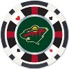 MasterPieces Casino Style 100 Piece Poker Chip Set - NHL Minnesota Wild - 3 of 4