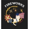 Americana Fireworks Men's Crew Neck Short Sleeve Tee - 2 of 2