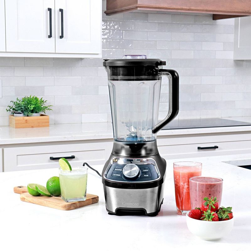 Kenmore 64 oz Stand Blender 1200W Smoothie and Ice Crush Modes Black, 2 of 9