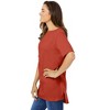 Woman Within Perfect Short-Sleeve Boatneck Tunic - 4 of 4