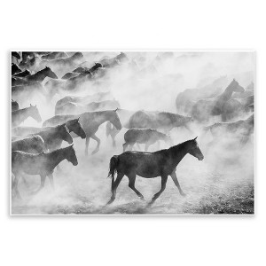 Stupell Industries Dusty Road Horse Photograph Wall Plaque Art - 1 of 4