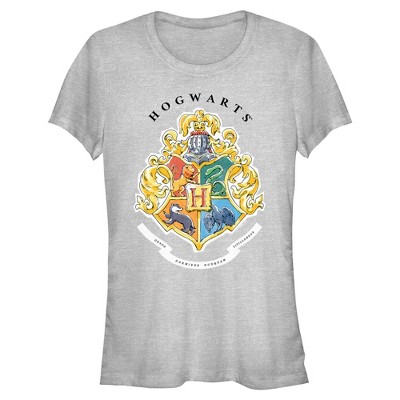 Juniors Harry Potter Hogwarts Crest T Shirt