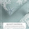Coastal Beach Reversible Quilt Set With Shams - Great Bay Home - 2 of 4