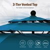 Captiva Designs 10ft Outdoor Patio Umbrella – Large 3-Tier Vented Umbrella with 8 Sturdy Ribs and 1.5" Pole (Base Not Included) - 3 of 4
