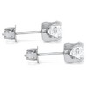 Pompeii3 1 1/2 ct Round Cut Diamond Studs in 14K White Gold - 3 of 4