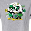 Women's - Disney - Mickey And Minnie Pot Of Gold Cropped Graphic T-Shirt - 2 of 4