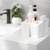 Aoibox Portable Shower Caddy Basket with Handle, Plastic Cleaning Organizer Storage Tote for Bathroom, College, Dorm Room Essentials - 2 of 4
