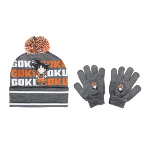 Dragon Ball Z Goku Youth Beanie and Gloves Set - 1 of 4