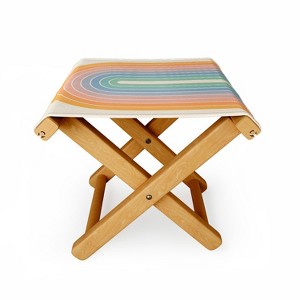 Colour Poems Gradient Arch Rainbow III Folding Stool - Deny Designs - 1 of 3