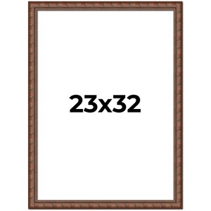 PosterPalooza | 23x32 Modern Bamboo Picture Frame, UV Acrylic, 5 Finishes - 1 of 4
