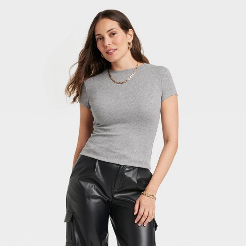 Women's High Waist Jeggings - A New Day™ Gray L : Target