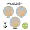KeaBabies 8pk Organic Baby Bibs for Boy, Baby Drool Bib for Baby Boys and Girls, Newborn Teething Bibs - 4 of 4