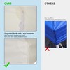 Yescom 10x10Ft Gazebo Top Replacement for beach cabanas for 1 Tier Outdoor Canopy Cover Patio Garden Yard Party White - 4 of 4