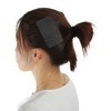 Unique Bargains Women's Hair Fixed Square Magic Paste Black 2 Pcs - 2 of 4