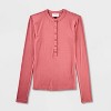 Women's Long Sleeve Henley Shirt - Universal Thread™ - 4 of 4