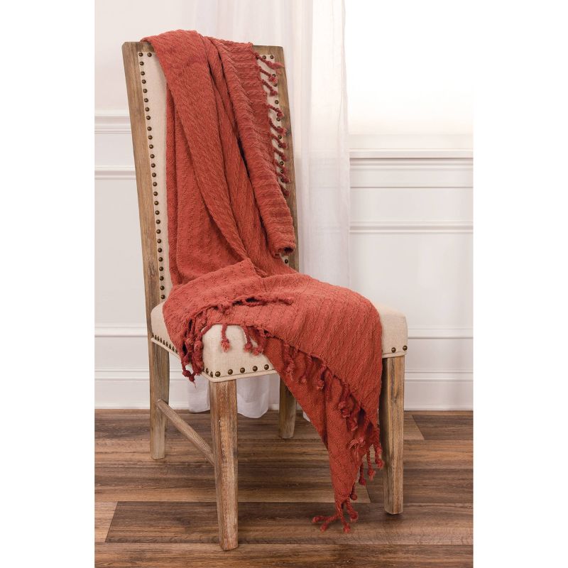 50"x60" Textured Striped Throw Blanket - Rizzy Home, 5 of 6