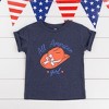 The Juniper Shop All American Girl Hat Youth Short Sleeve Tee - 2 of 2