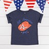 The Juniper Shop All American Girl Hat Youth Short Sleeve Tee - image 2 of 2