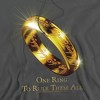 Lord Of The Rings One Ring To Rule Them All Adult Pull-Over Hoodie - 2 of 4