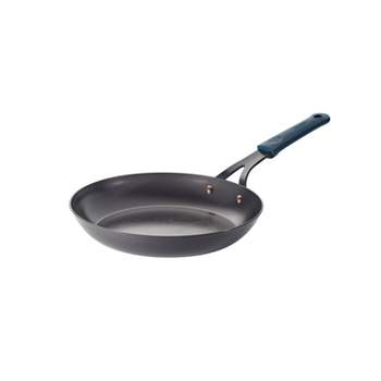 Tramontina Carbon Steel Fry Pan with Silicone Grip - Black