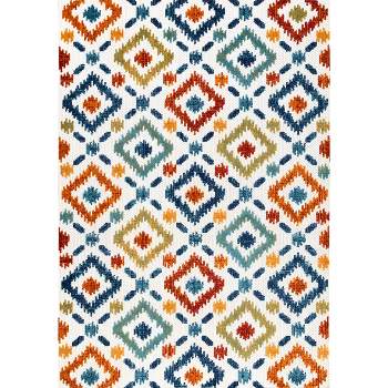 nuLOOM Indoor/Outdoor Transitional Labyrinth Area Rug