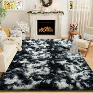 Super Soft Shaggy Rugs Fluffy Carpet, Modern Plush Area Rug for Living Room Bedroom Kids Room - 1 of 4