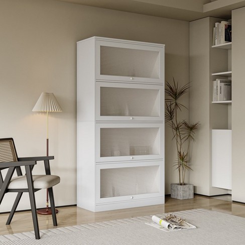 Target bookcase with doors deals